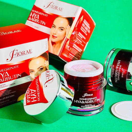 Fiorae Pomegranate Hya & Arbutin Booster Whitening Cream (15ml)