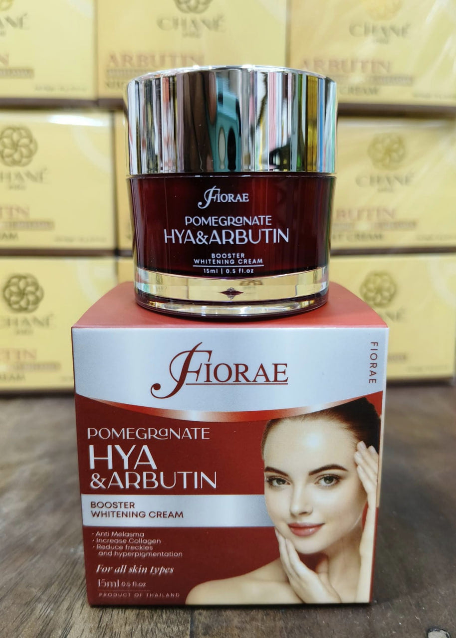 Fiorae Pomegranate Hya & Arbutin Booster Whitening Cream (15ml)